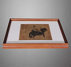 灵石书画装裱配框服务案例